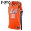 Dres Los Angeles Clippers Prilagođeni Nike 2025-26 City Edition Naranča Swingman - Dječji